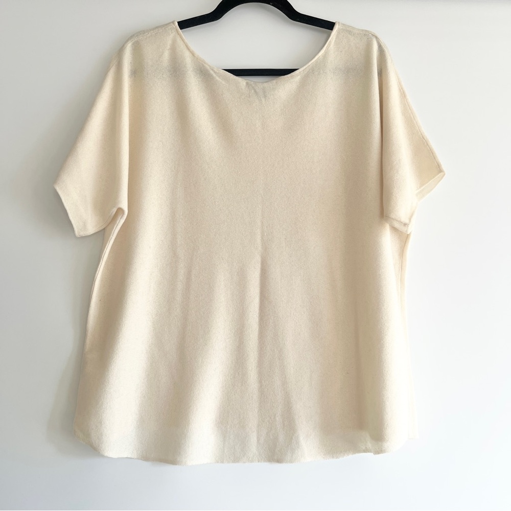 Vince Elegant Cashmere Cream Women's Sweater Top Size Small